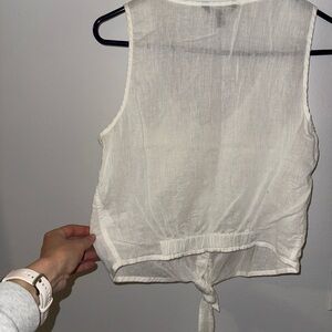 Express linen tank top, size XS